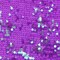 Purple/Iridescent Two-Way Stretch Sequined Knit Fabric By the Yard
